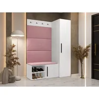Mirjan24 Garderoben-Set Medi II 84 x 42 cm Rosa