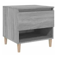 VidaXL Nachttisch Grau Sonoma 50x46x50 cm Holzwerkstoff