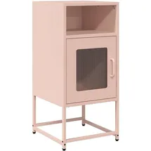 vidaXL Nachtschrank Rosa 36 x 39 x 78 cm Kaltgewalzter Stahl