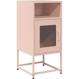 vidaXL Nachtschrank Rosa 36 x 39 x 78 cm Kaltgewalzter Stahl