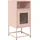 vidaXL Nachtschrank Rosa 36 x 39 x 78 cm Kaltgewalzter Stahl