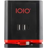 Olympia Schuko-Steckdose 3-fach 1,5 m Schwarz