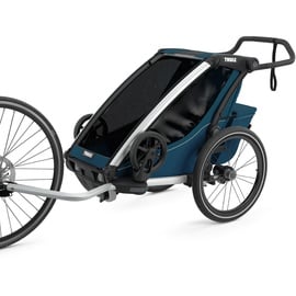 Thule Chariot Cross 1 aluminium/majolica blue