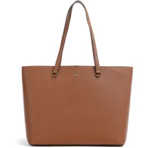 Ralph Lauren Karly Large Shopper Leder Brown/Gold