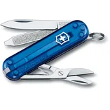 Victorinox Classic SD 7 Funktionen, kleines Taschenmesser Deep Ocean