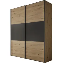 STAUD Schwebetürenschrank Includo 200 x 222 x 68 cm Braun