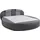 Westfalia Schlafkomfort Rundbett 220 x 230 cm Grau