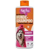 FURU PETS Natürlicher Hundeshampoo Sensitiv Konzentrat - Hunde Shampoo für Langhaar, Welpen, Hundeshampoo Weißes Fell Fellpflege Hund Hundeshampoo Gegen Geruch (Shampoo SENSITIV)