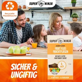 Super Ninja Fruchtfliegenfalle 4 St.