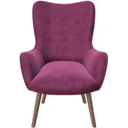 Ohrensessel PLAYBOY "BRIDGET", lila, B:68cm H:99cm T:77cm, Sessel