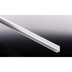 Kunststoff Distanzleiste - 3000 mm – Montageleiste für 16 mm Stegplatten – ideale Distanzleiste zur Aussteifung geschnittener 16 mm Stegplatten