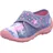 Fischer Markenschuh Boogy Hausschuh grau/rosa 34