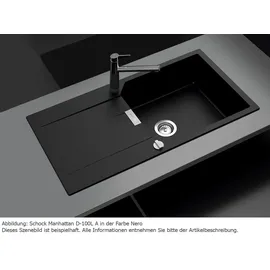 Schock Manhattan D-100L Einbau Nero + Excenterbetätigung