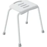 spirella, Badewannensitz + Duschhocker, Badezimmerstuhl Vivawell Weiss (130 kg)