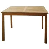 Lex Tisch Gartentisch rechteckig 90 x 70 cm in premium Teakholz