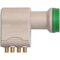 Humax Green Power LNB für Multischalter, Wetterschutz, LTE Filter Quattro LNB, 60mm), LNB, Mehrfarbig