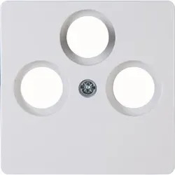 Kopp 335002186 PARIS - Antennen-Abdeckung TV/RF/SAT, Farbe: arktisweiß