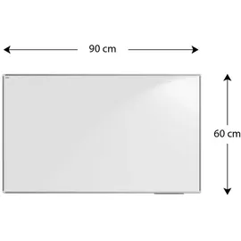 ALLboards Magnetisches Whiteboard 90x60cm – PREMIUM EXPO Alurahmen
