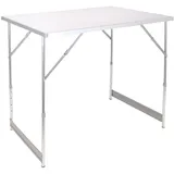 Lemodo Tapeziertisch klappbar Arbeitstisch, Mehrzwecktisch höhenverstellbar