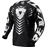 RevIt! Revit Rough Trikot - Schwarz/Weiß / L