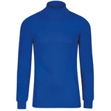 TRIGEMA Rollkragenpullover Blau S