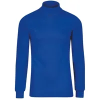 TRIGEMA Rollkragenpullover Blau S