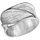 VIVANCE Fingerring 925/- Sterling Silber rhodiniert matt/glanz weiß 064 (20,4)