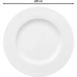 Villeroy & Boch Speiseteller Royal ø 28 cm 6er Set weiß
