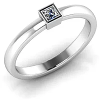 Verlobungsring VR06 750er Weiflgold - 7199