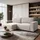 lookway Ecksofa, Ecru, Uni, 4-Sitzer, L-Form,L-Form, 247x143 cm, Wohnzimmer, Sofas & Couches, Wohnlandschaften, Ecksofas
