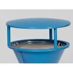 PROREGAL Dach für klassischen Standascher | HxBxT 21x46x46cm | Kunststoff | Blau