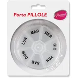 Pillendose 7 Fächer 7 Tage Wochentagebox Pillendose Lebensmittelqualität ungiftig