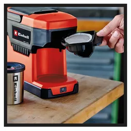 Einhell Akku-Kaffeemaschine TE-CF 18 Li Kit rot/schwarz