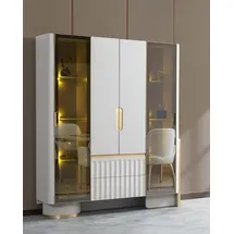 aea Luxus Schrank Design Vitrine Glasschrank Vitrinen Schränke Wohnwand Anrichte