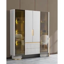 aea Luxus Schrank Design Vitrine Glasschrank Vitrinen Schränke Wohnwand Anrichte