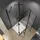 BuyLando.Shop Emma U-Form Duschkabine rechts 80 x 180 cm Schwarz/Transparent  D648360641500