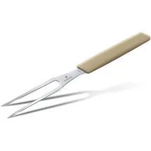 Victorinox Swiss Modern, Tranchiergabel, Extra Scharfe Klinge, 15 cm, Robuster Kunststoffgriff, Rostfreier Stahl, mandel-beige
