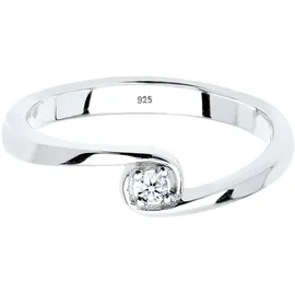 Elli DIAMONDS Ring Silber 58