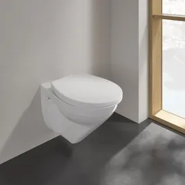 Villeroy & Boch O.novo Wand-WC mit WC-Sitz Weiß Alpin mit CeramicPlus