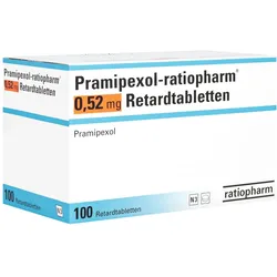 PRAMIPEXOL-ratiopharm 0,52 mg Retardtabletten 100 St