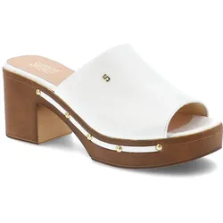 Weiße Flip-Flops Simen Absatzschuhe, 38