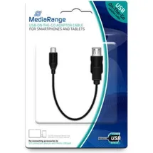 MediaRange USB-A auf Micro-USB 0,2 m Schwarz