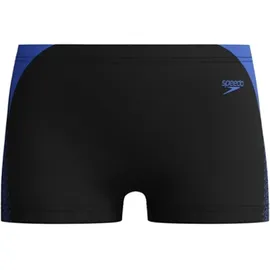 Speedo HyperBoom Splice Aquashort Schwarz/Cobalt Pop 128