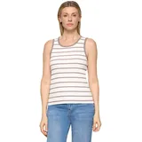 Cartoon T-Shirt Beige/Weiß 40