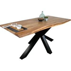 Sam JIM 120 x 80 cm Akazie naturbelassen/schwarz