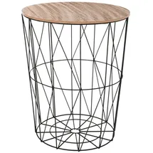 Atmosphera Créateur d'intérieur Kumi Schwarz Holz 47 x 57 cm