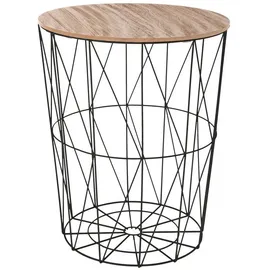 Atmosphera Créateur d'intérieur Kumi Schwarz Holz 47 x 57 cm