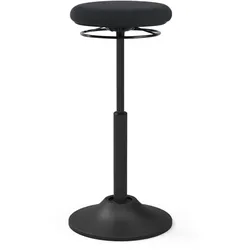 Euroseats Mango Sitz-Stehhocker Sitz aus Stoff, Schaumstoffkissen, voll drehbar