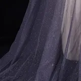 100cm* 160cm Organza Stoffe zum Nähen Meterware,Dekostoff Kostümstoff zum Nähen Leichter Glanz Glitzer Organza Tüllstoff Für Kleidung Dekoration Gardine Vorhänge Tischdecken Deko Schals -dunkelgrau