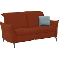 Livetastic 2-Sitzer-Sofa, Cognac, Metall, 154x89x109 cm, Made in EU, Hocker erhältlich, Armteil links, rechts, Wohnzimmer, Sofas & Couches, Sofas, 2-Sitzer Sofas